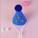 Chapéu e Babador Pet Feliz Aniversário para Cães e Gatos