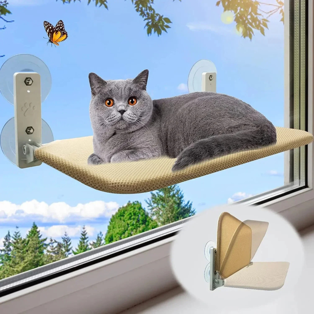 Poleiro Para Janela VIPACE - Cama Suspensa Para Gatos
