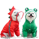 Capa de Chuva Pet Dinossauro Sapinho para Cachorro