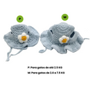 Chapéu Gorro Boina de Tricô para Gatos