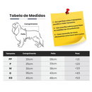 Jaqueta de Frio Pet com Gola e Argola para Guia