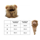 Juba de Leão Peruca Fantasia para Gato