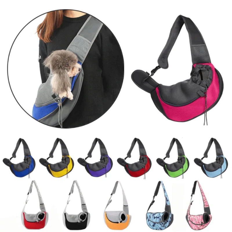 Mochila Bag de Ombro Pet para Transporte de Cães e Gatos