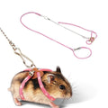 Coleira com Guia para Hamster Chinchila Porquinho da Índia