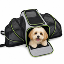 Mochila Dobrável Expansível para Gatos e Cães Pequenos – Bolsa Caixa de Transporte Respirável para Viagens