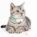 Coleira Laser Inteligente para Gatos Brinquedo Interativo Automático Recarregável USB
