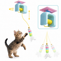 Brinquedo Interativo Automático para Gatos CatFly com Movimento Aleatório