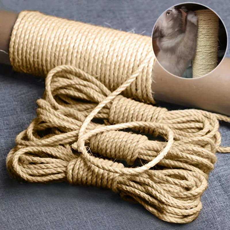 Corda Sisal para Gatos Cordão para Arranhão de Gatos