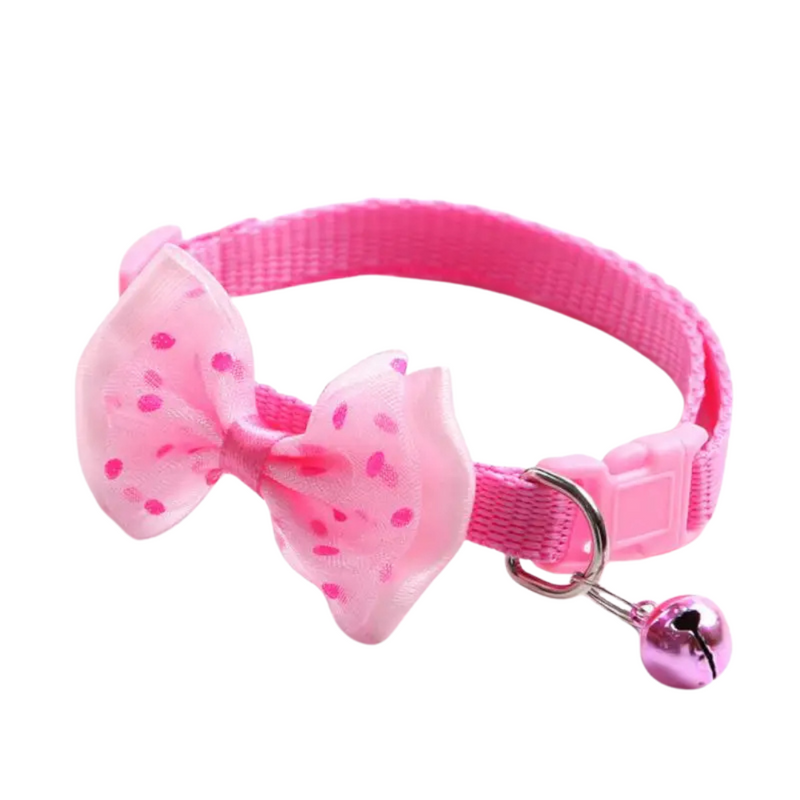 Coleira Gravatinha Pet Colar Lacinho Borboleta para Cães e Gatos