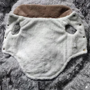 Jaqueta Casaco de Inverno Pet a Prova D'água com Gola Aveludada