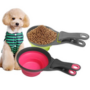 Dosador Colher para Ração com Prendedor Fecha Veda Saco