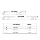 Coleira Colar Nylon Colorida para Cachorros