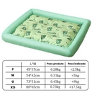 Cama Pet Verão com Tecido Resfriado para Cachorros e Gatos