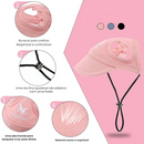 Boné Pet Baseball Praia com Cordinha para Cachorros e Gatos