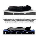 Colchão Cama Pet Lavável Impermeável com Espuma de Alta Densidade