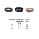 Coleira Colar Tático Militar Ajustável Reflexivo para Cachorros