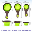 Dosador Colher para Ração com Prendedor Fecha Veda Saco