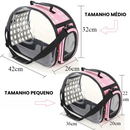 Bolsa Mochila de Transporte Pet Caixa de Transporte de Gatos e Cachorros