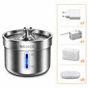 Fonte Automática Inteligente em Aço Inox 2L para Gatos e Cães