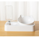 Comedouro e Bebedouro Ergonômico Elevado Tigela Dupla para Cães e Gatos