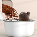 Pote de Ração em Formato de Pata Recipiente Armazenamento