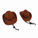 Chapéu Fantasia Cowboy para Cachorros e Gatos