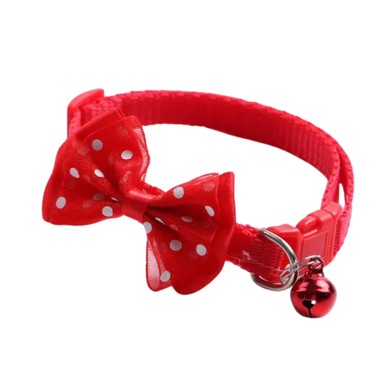 Coleira Gravatinha Pet Colar Lacinho Borboleta para Cães e Gatos