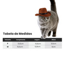 Chapéu Fantasia Cowboy para Cachorros e Gatos