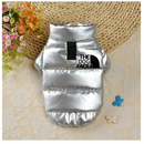 Casaco Pet Jaqueta Puffer The Dog Face Impermeável com Alça para Guia em Passeios