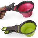 Dosador Colher para Ração com Prendedor Fecha Veda Saco