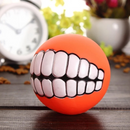 Brinquedo Bola Pet Sorriso Dentadura para Cachorros