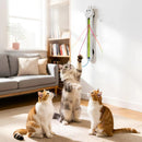 Brinquedo Automático para Gatos com Cordas Giratórias Girafa Play USB Recarregável