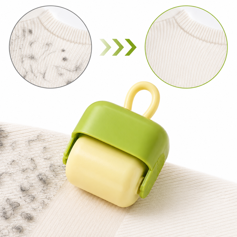 Removedor de Pelos Lavável e Reutilizável para Roupas e Tecidos Portátil