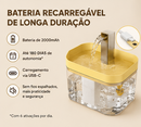 Fonte de Água Automática para Gatos e Cães 1,5L | Bebedouro Silencioso com Filtro USB