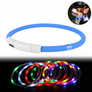Coleira Led Brilhante Recarregável para Cachorros