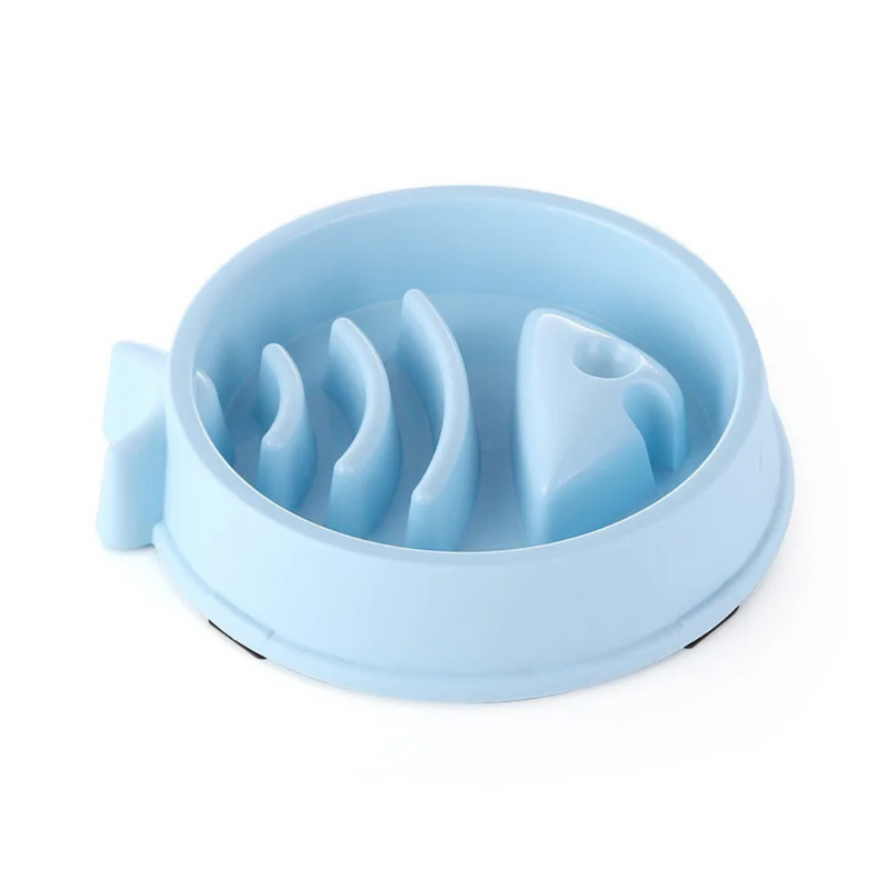 Comedouro Lento para Cães e Gatos Anti Engasgo