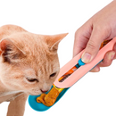 Colher Espátula de Alimentação para Gatos Pazinha de Patê Ração Úmida