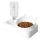 Comedouro e Bebedouro Ergonômico Elevado Tigela Dupla para Cães e Gatos