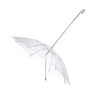 Coleira Guia Guarda Chuva Pet Invertido Transparente