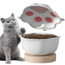 Pote de Ração em Formato de Pata Recipiente Armazenamento