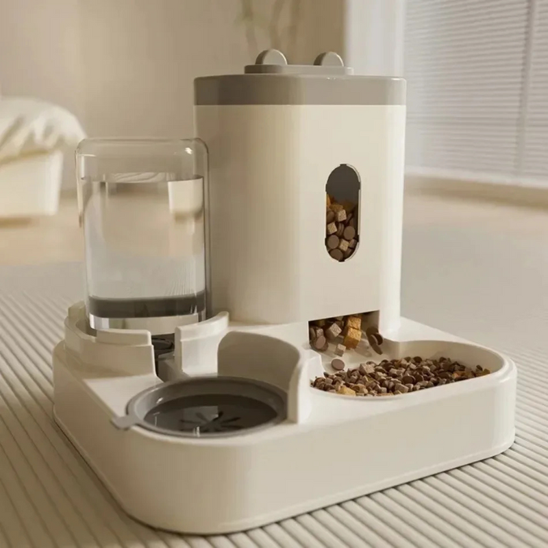 Comedouro e Bebedouro Alimentador Automático para Gatos e Cães