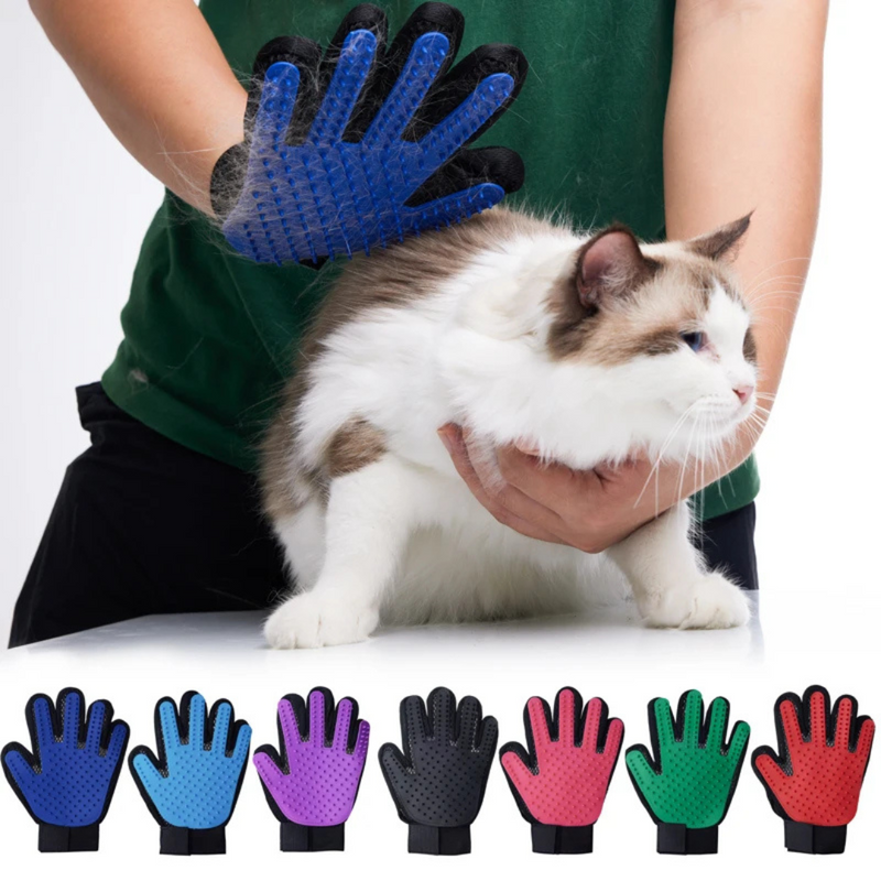 Luva Tira Pelos Nano Magnética Cães e Gatos