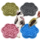 Comedouro Pet Lento Interativo Tigela de Silicone para Cães