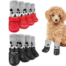 Kit com 4 Botinhas Impermeáveis Antiderrapantes para Cães e Gatos – Proteção Contra Chuva, Frio, Neve e Pisos Quentes | Conforto e Segurança para as Patas