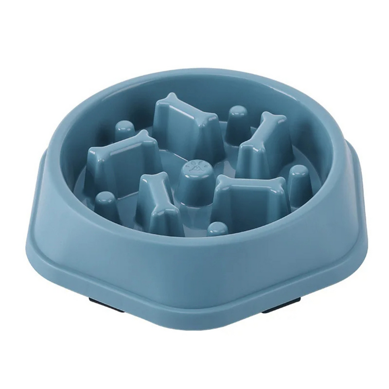 Comedouro Lento para Cães e Gatos Anti Engasgo
