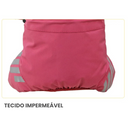 Roupinha Capa de Chuva Pet Impermeável a Prova De Água Refletiva
