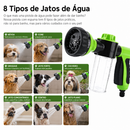 Chuveirinho de Banho Pet com Espuma 8 em 1 – Pistola Multifuncional para Pet Shop Banho e Tosa Cães e Gatos