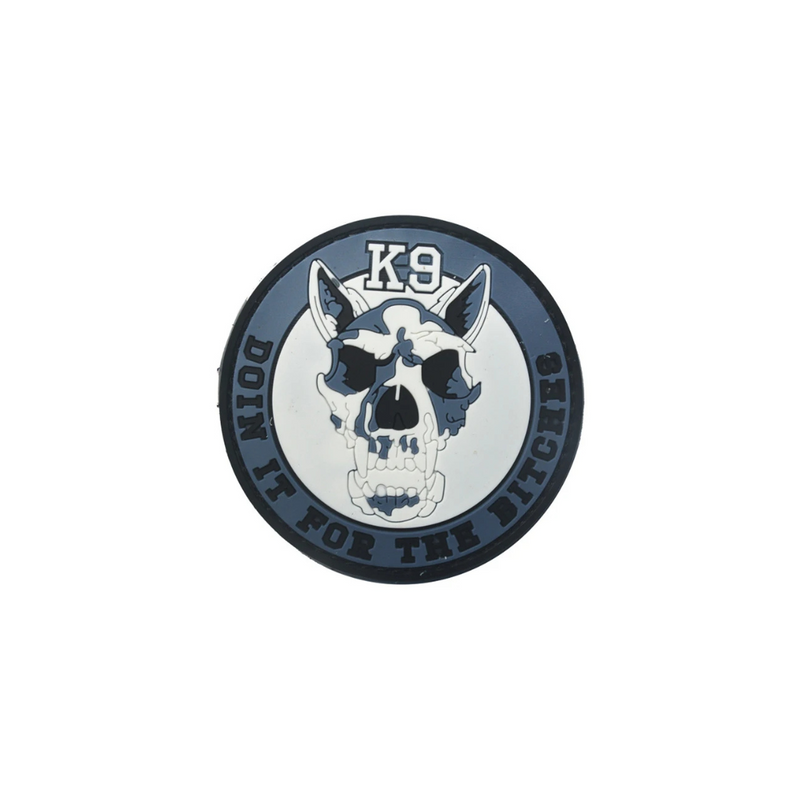 Patch Tag Bordado para Coleiras Peitorais Pet Cachorro Militar K9