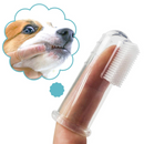 Escova de Dentes Dedeira Pet Silicone Limpeza de Tártaro e Mau Hálito