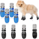 Kit com 4 Botinhas Impermeáveis Antiderrapantes para Cães e Gatos – Proteção Contra Chuva, Frio, Neve e Pisos Quentes | Conforto e Segurança para as Patas